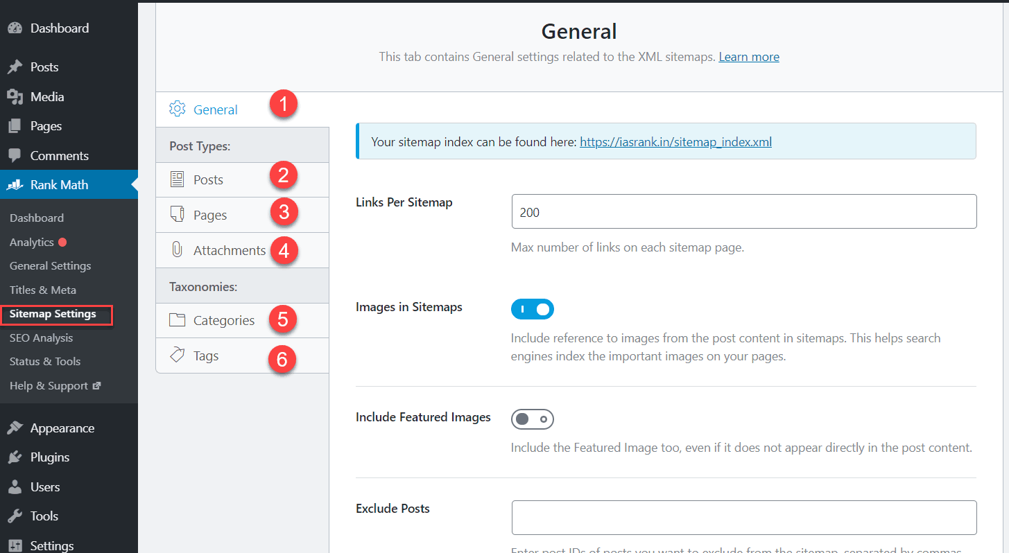 how to create XML sitemap manually